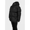 Пуховик Re-Nylon с фирменным принтом