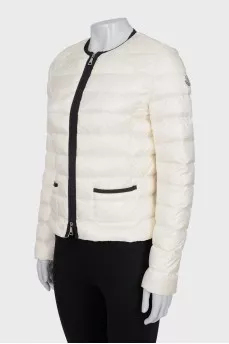 Straight jacket with zip and pockets