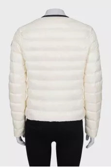 Straight jacket with zip and pockets