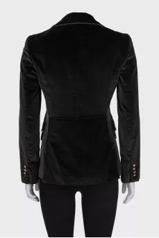 Brown velvet jacket