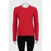 Cashmere jumper with textured knit