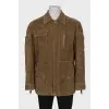 Men's green corduroy jacket