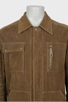 Men's green corduroy jacket