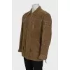 Men's green corduroy jacket