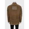 Men's green corduroy jacket