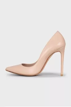 Pointed-toe high heels
