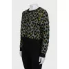 Animal print sweater
