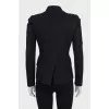 Fitted jacket with ruffles