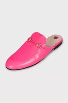 Mules with gold hardware