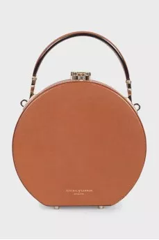 Round bag with straw insert