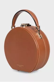 Round bag with straw insert