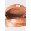 Round bag with straw insert