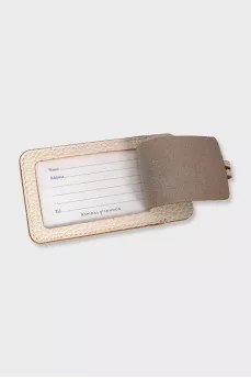White leather clochette