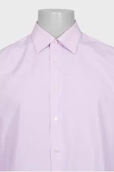 Men's straight pink shirt
