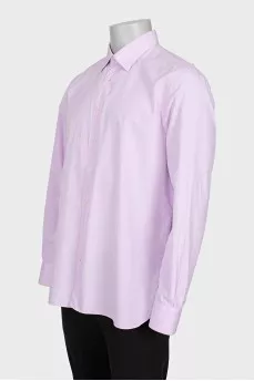 Men's straight pink shirt