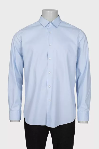 Men's blue shirt