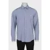 Men's shirt with patch pockets