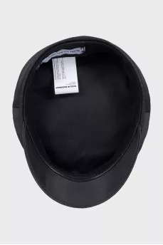 Black cap with rhinestones