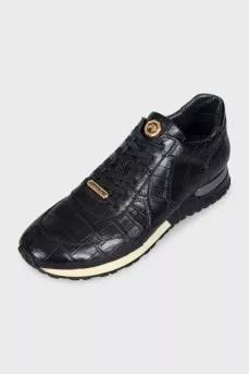 Men's crocodile leather sneakers