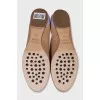 Leather brogues with contrast lacing
