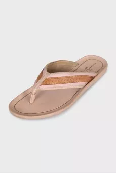 Flip-flops with the brand logo