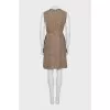 Fitted dress with a buttoned jacket