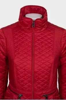 Fitted jacket with zip pockets