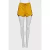 Shorts with accent inserts