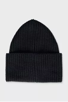Men's knitted wool hat