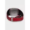 Constellation Quadra watch with a square case