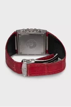 Constellation Quadra watch with a square case