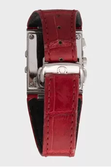 Constellation Quadra watch with a square case