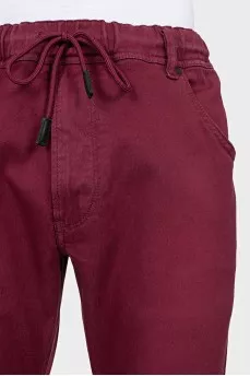 Men's lace-up jeans
