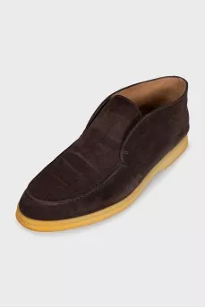 Brown Open Walk loafers