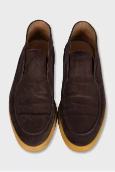 Brown Open Walk loafers