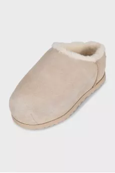 Beige insulated UGG boots
