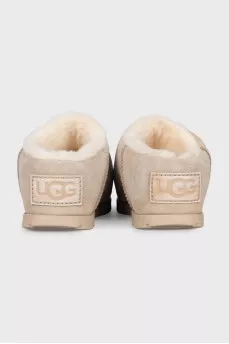 Beige insulated UGG boots