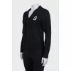 Black cardigan with a patch