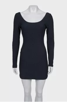 Backless bodycon mini dress