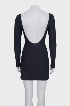 Backless bodycon mini dress