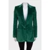 Green fitted jacket