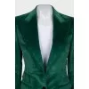 Green fitted jacket