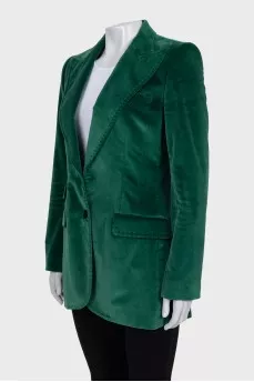 Green fitted jacket