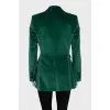 Green fitted jacket
