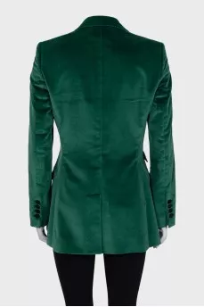 Green fitted jacket