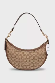 Brown hobo bag with tag