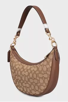 Brown hobo bag with tag