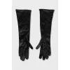 Long lambskin gloves
