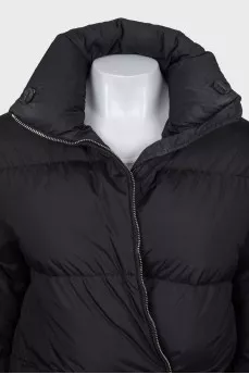Down jacket with a fastex fastener