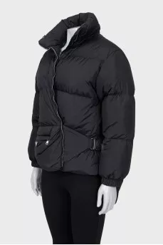 Down jacket with a fastex fastener
